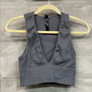 Urban Outfitters Charcoal Crop Top